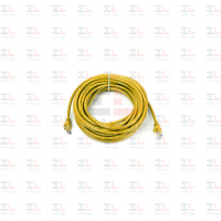لیست قیمت و خرید پچ کورد شبکه امپ Cat6 UTP روکش PVC، زرد 15 متری